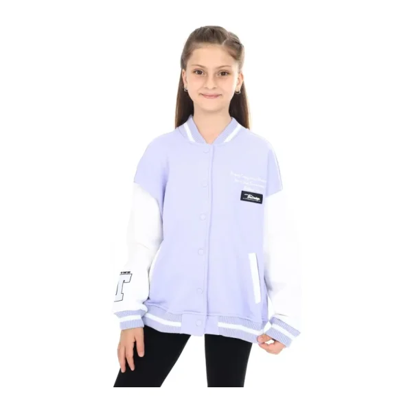 Toontoy Kız Çocuk Kolej Hırka Mavi 8-9 YAŞ