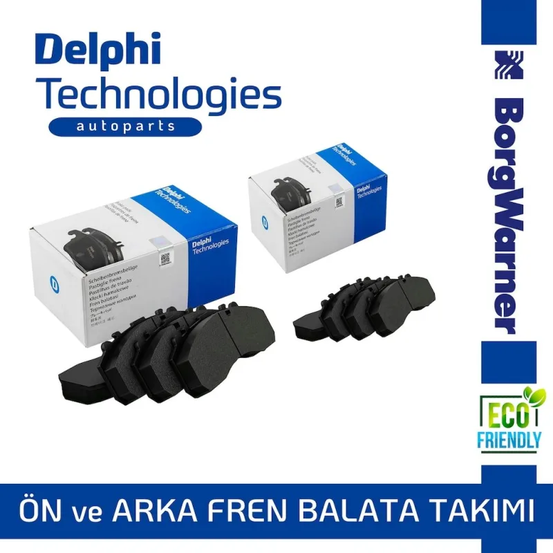 Toyota Auris D4d 2008-2012 Delphi Ön ve Arka Fren Balatası