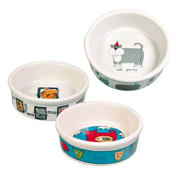 Trixie Kedi İçin Seramik Mama ve Su Kabı 0,2Ll-11cm