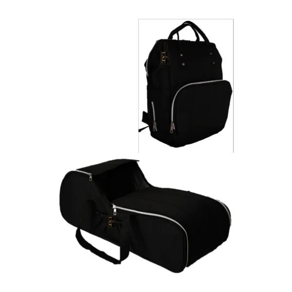 U.S.F Portbebe Ana Kucağı Puset + Hastane Çıkışı Anne Bebek Bakım Çantası 2 Li Set - Black
