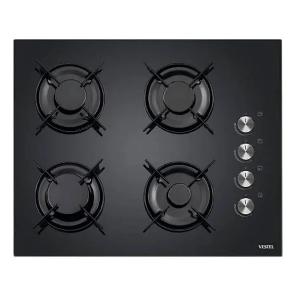 Vestel AO-65104 S Siyah Cam Ankastre Ocak