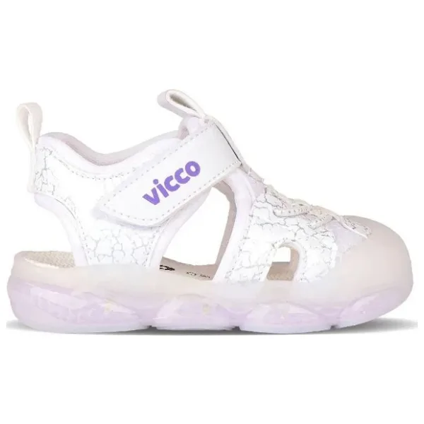 Vicco Monrovia Işıklı Beyaz Bebek Sandalet