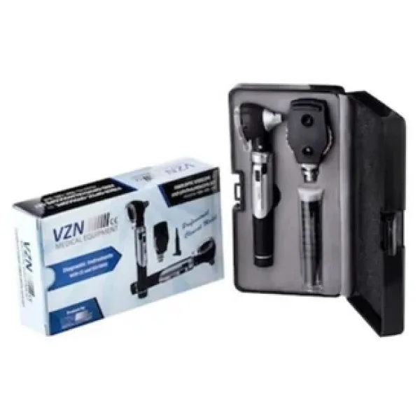 VZN Fiber Optik Otoskop Oftalmaskop Set Ces-e-10