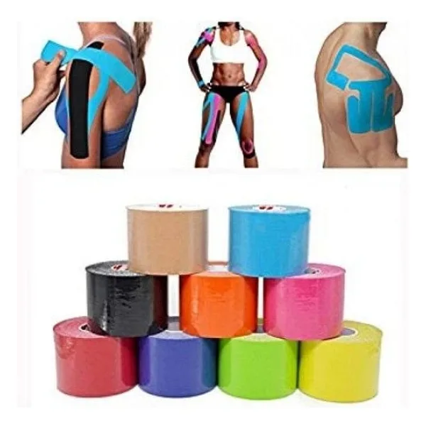 Vzn Kinesiology Ağrı Bandı 5 Cm X 5 Metre Siyah
