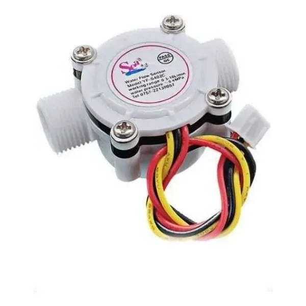 YF-S402C 5-18V Su Akış Sensörü (Deniz) Debimetre G3/8 0.3-10L/Dk