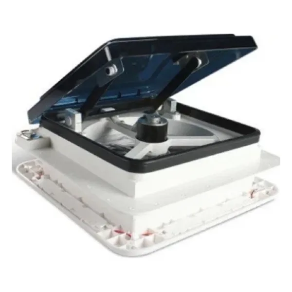 28 x 28 cm Fanlı Tavan Havalandırması Heki - LED Aydınlatmalı Yatek Karavan Tekne