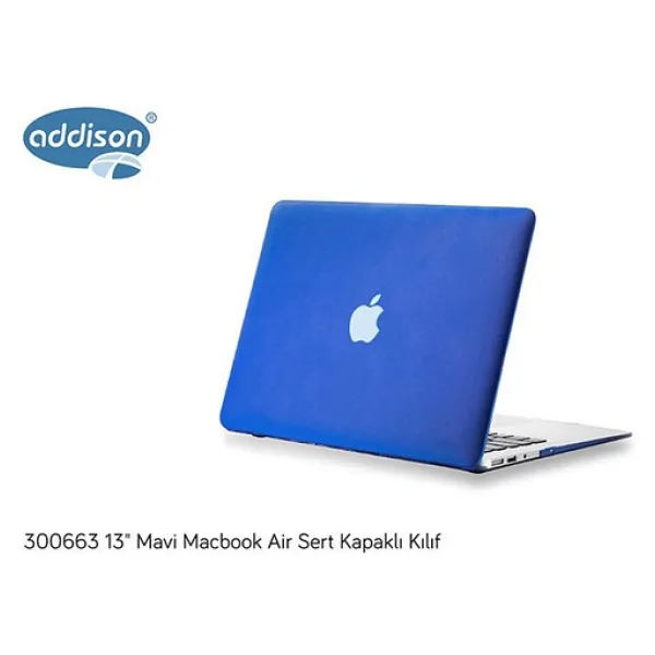 ADDİSON 300663 13 MAVİ MACBOOK AİR SERT KAPAKLI KILIF