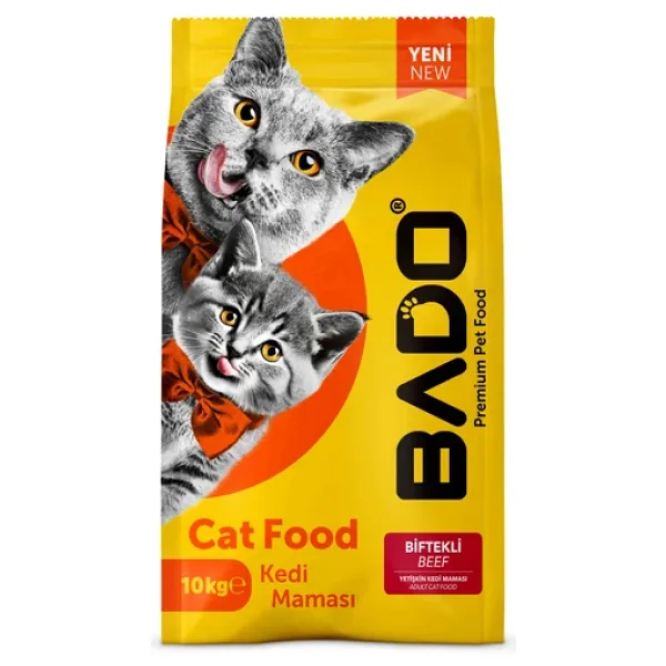 Bado Yetişkin Kedi Maması Etli 10 Kg