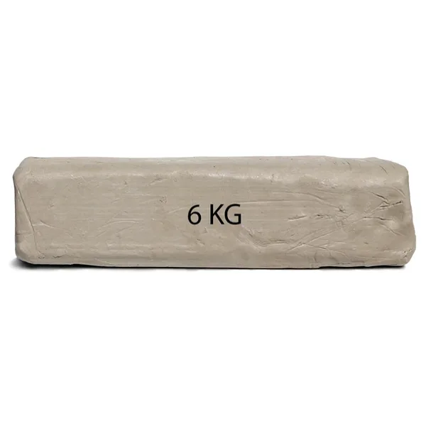 Beyaz Seramik Hamuru 6 Kg Kil Seramik Çamuru
