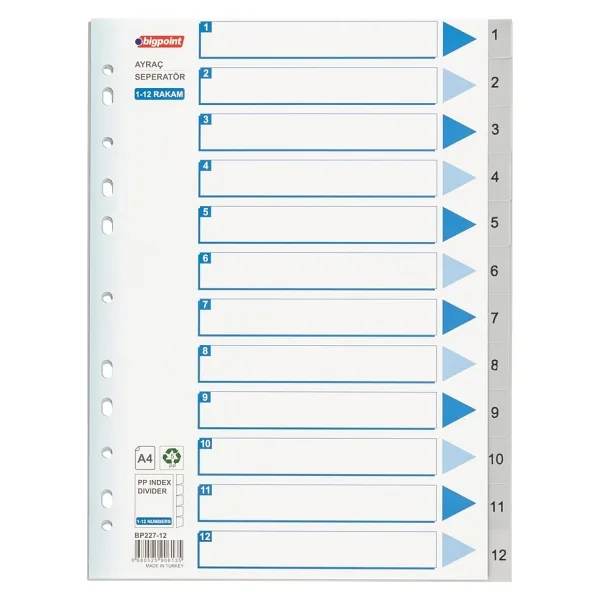 Bigpoint Pp Seperator 1-12 Rakamli
