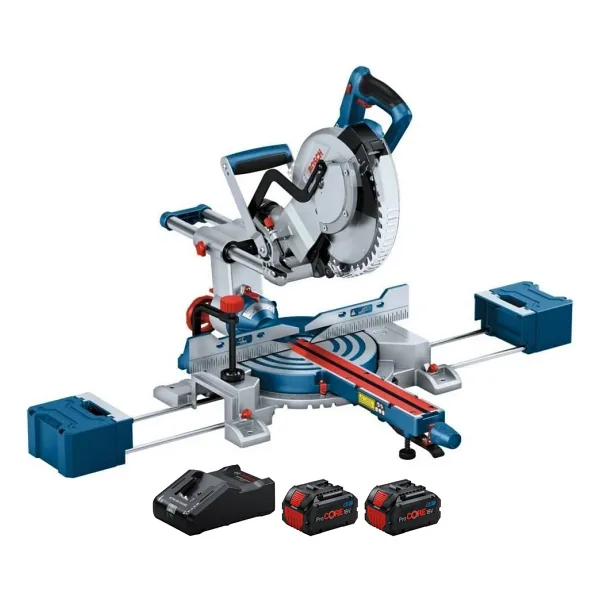Bosch GCM 18V-254 D Çift Akülü 8 Ah Gönye Testere