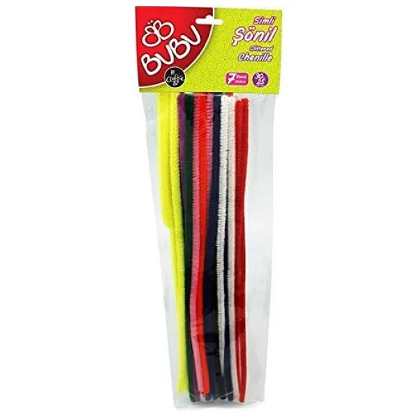 Bu-Bu Şönil 30 Cm 25 Renk