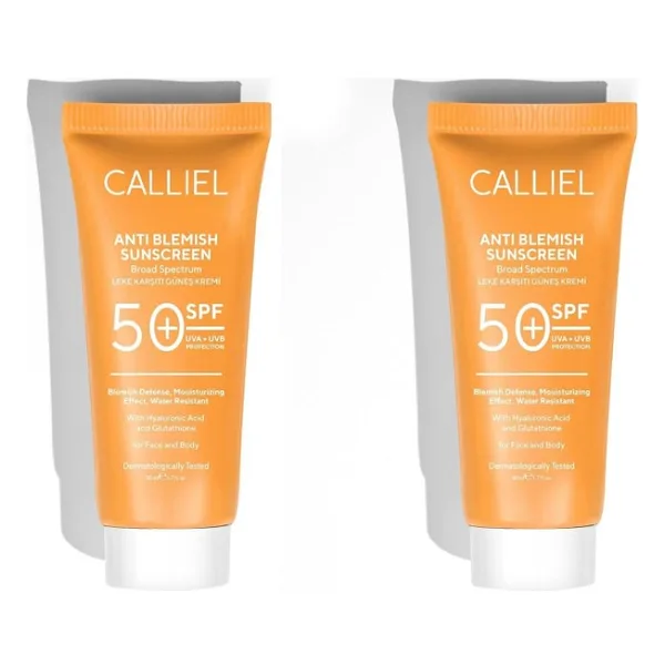 Calliel Anti Blemish Güneş Kremi 50 ml (2 paketi)