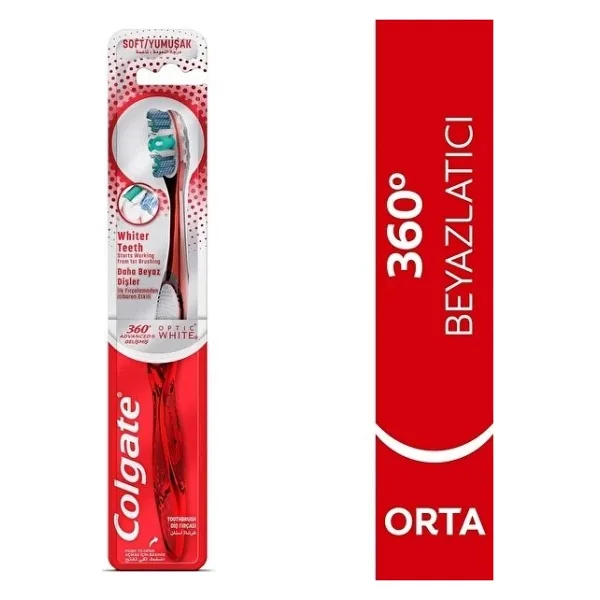 Colgate 360 Advanced Optic White Yumuşak Diş Fırçası