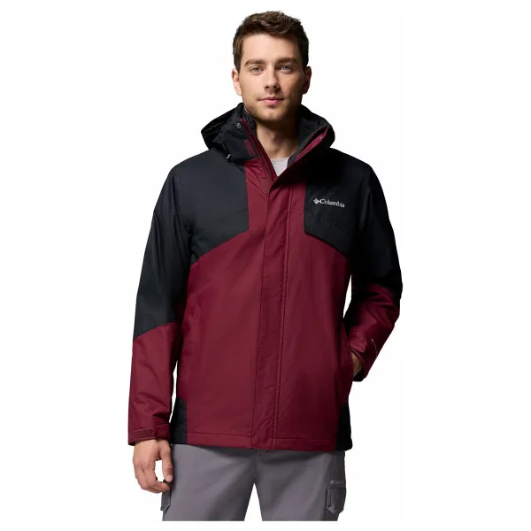 Columbia Bugaboo Iıı Fleece Interchange 3ın1 Wm8497-624 Kapüşonlu Bordo Erkek Mont