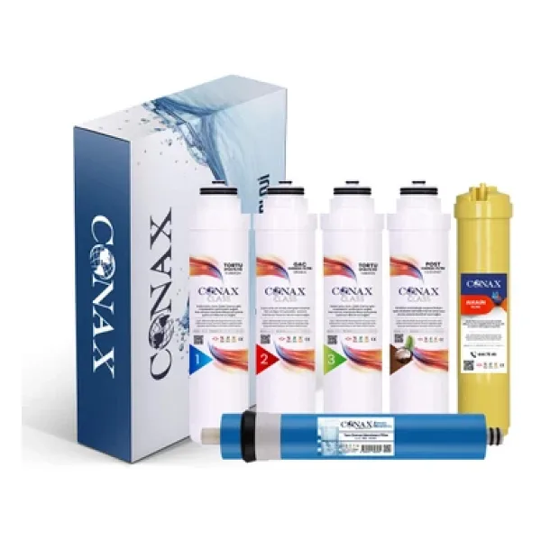 Crypto Takçevir 6 Aşama - Conax Prestij Membran Inline Alkalin Orijinal Filtre Seti