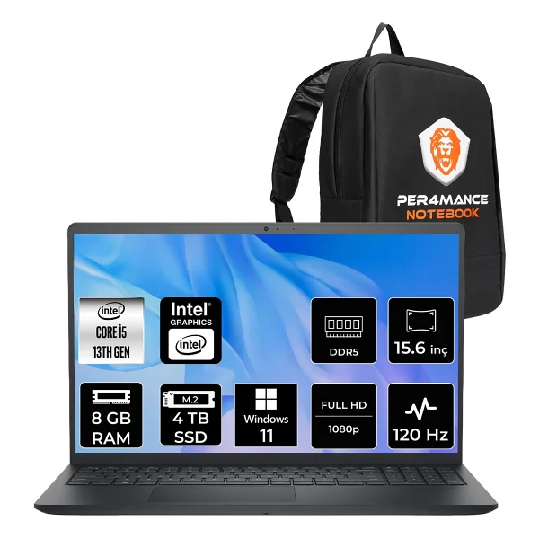 Dell Pro 15 Essential PV152501334 i5-1334U 8 GB 4 TB SSD Iris Xe Graphics 15.6