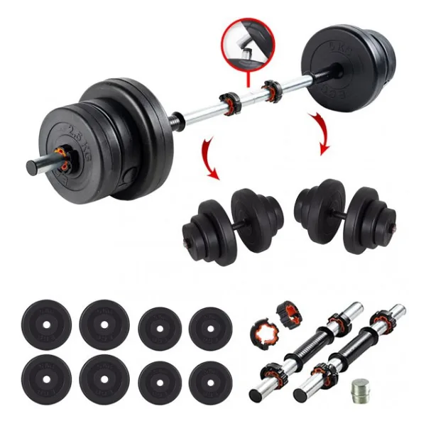 Ecg Hero Serisi 32 kg Dambıl ve Halter Seti