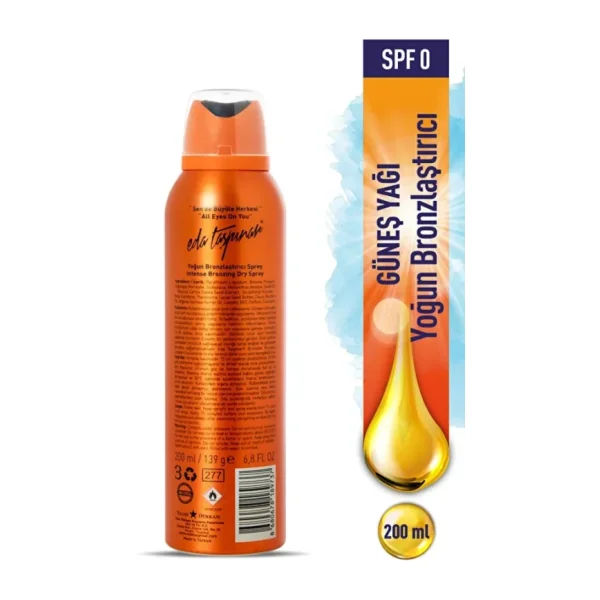 Eda Taşpınar Instant 200 ml Bronzlaştırıcı Yağ
