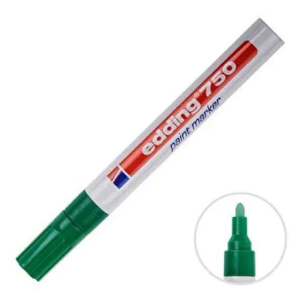Edding 750 Boya Dekor Yeşil Marker Kalemi