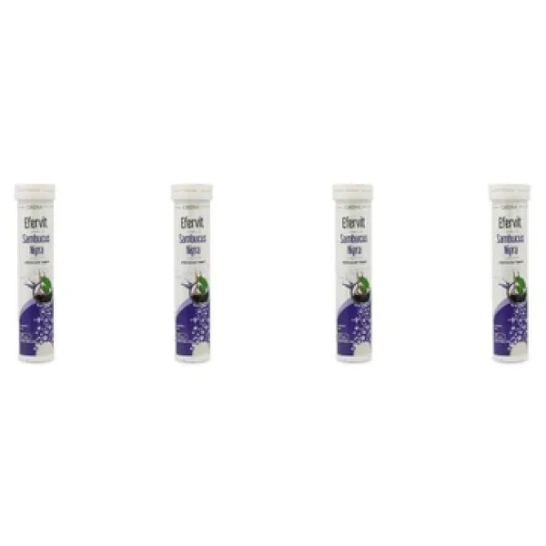 Efervit Sambucus Nigra 20 Tablet 4'lü Paket