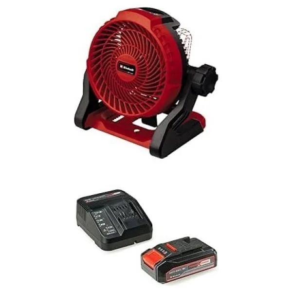 Einhell Ge-Cf 18/2200 Li - Solo, Akülü Vantilatör ve Einhell 18V 2,5 Ah Pxc Starter Kit (Başlang