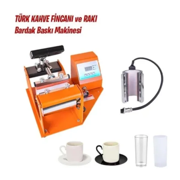 Epson Süblimasyon Türk Kahve Fincanı ve Rakı Bardak Baskı Makinesi