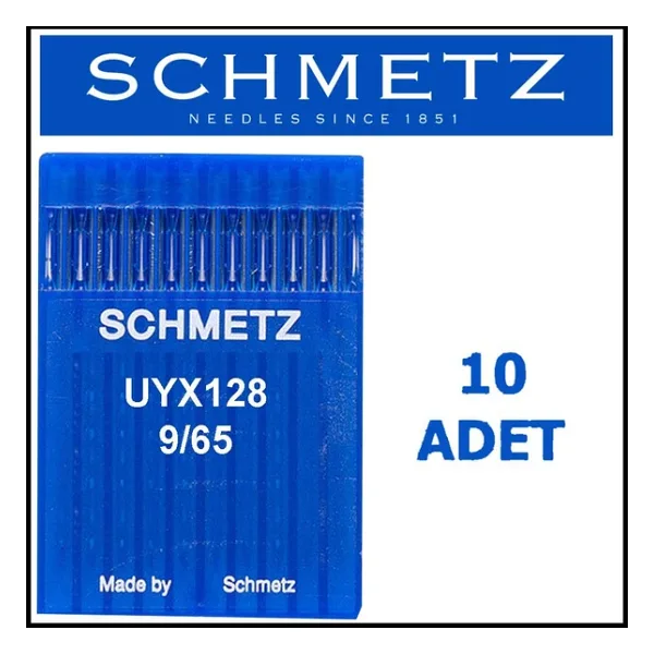 FDM Schmetz Uyx128 Ses Uzun Reçme Makinesi İğnesi 9/65 Numara