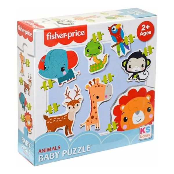 Fisher Price Baby Animals Çocuk Puzzle 13413