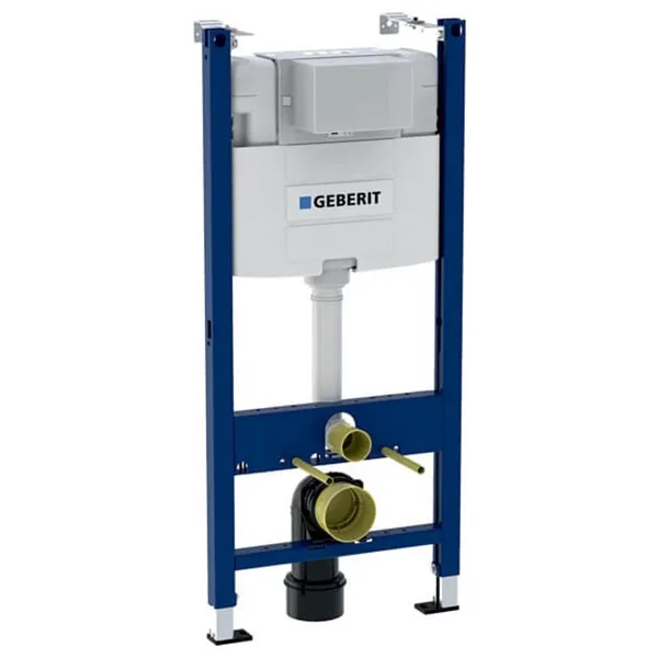 Geberit Alpha Gömme Rezervuar Duvar Önü Alçıpan Uygulamalı Set 12CM 458.233.00.2 - 100x100 - Krom