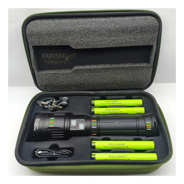 Gold Orion OR-G600 6000 Lümen LED Şarjlı El Feneri