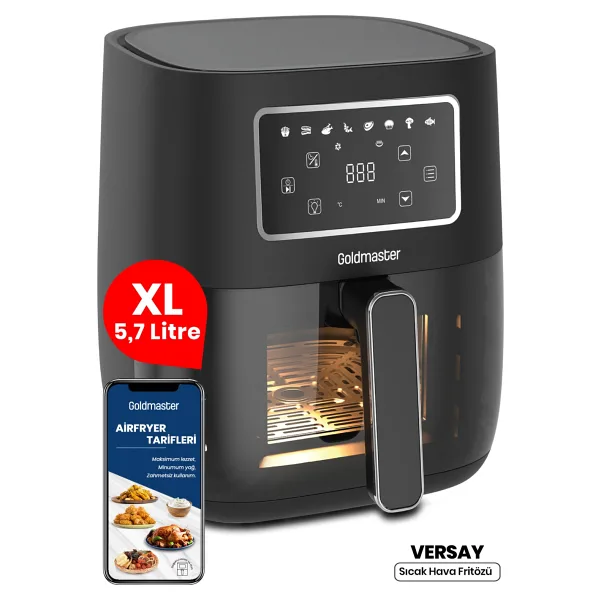 Goldmaster Versay GM7424 5.7 lt Yağsız Fritöz