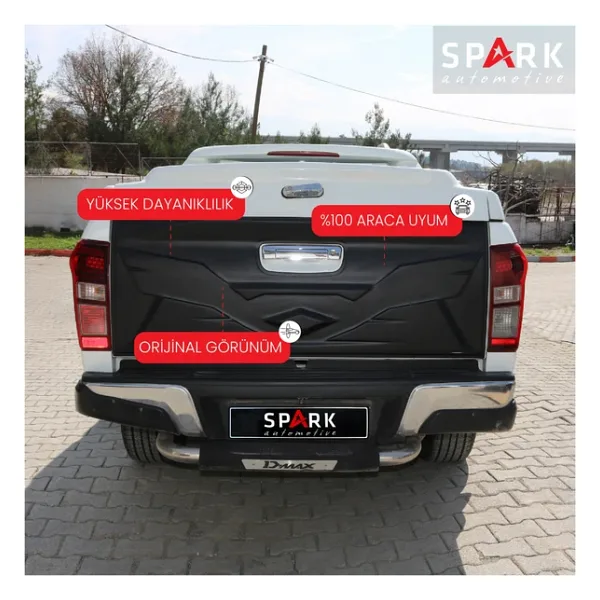 Isuzu D-Max 2017-2019 Yıl Aralığı Uyumlu Bagaj Kapağı Dodik