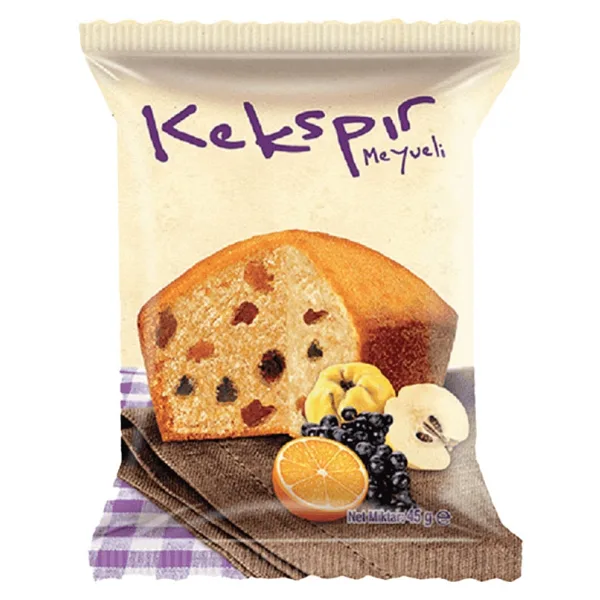 Kekspır 45 gr Kek Meyveli