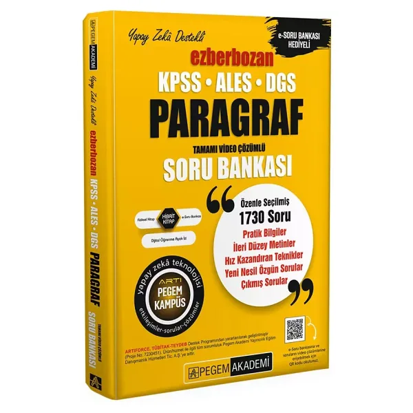 KPSS ALES DGS Ezberbozan Paragraf Soru Bankası