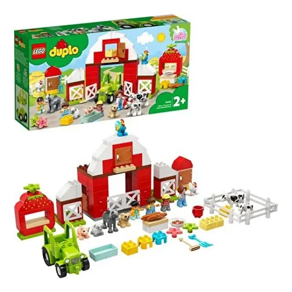 Lego 10952 Duplo Town Ahır, Traktör ve Çiftlik Hayvanı Bakımı