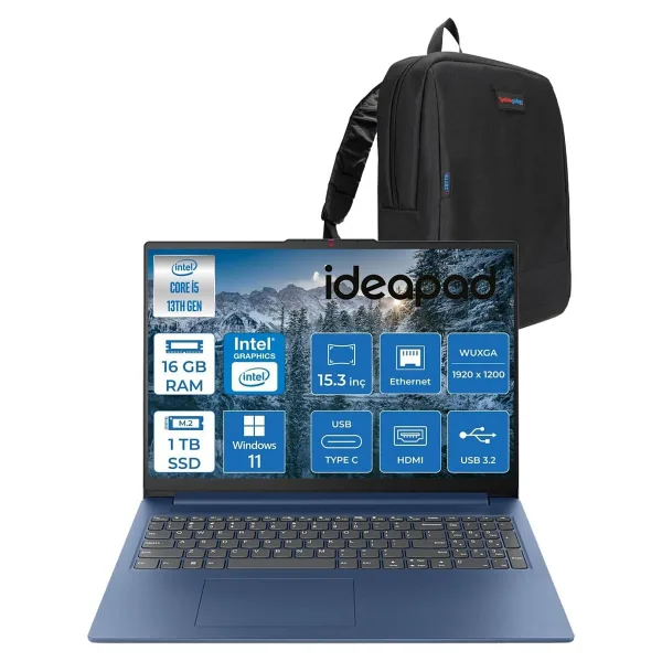Lenovo IdeaPad Slim 3 15IRH10 83K10062TR i5-13420H 16 GB 1 TB SSD UHD Graphics 15.3
