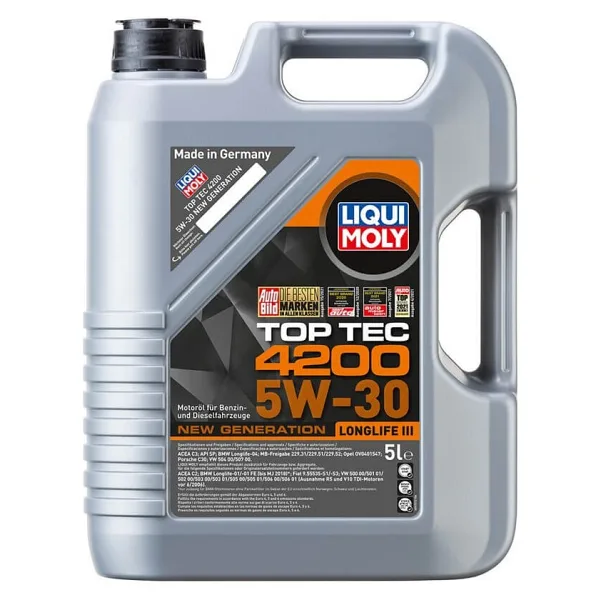 Liqui Moly Top Tec 4200 5W-30 5 lt Motor Yağı - 2024