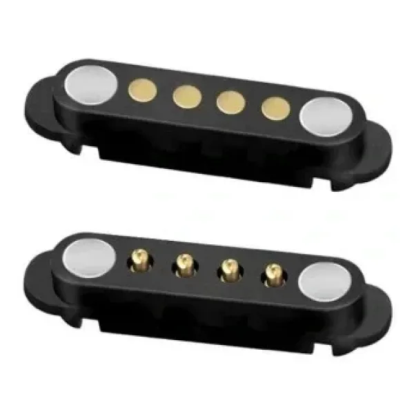 LK-4PIN-1950404 4-Pin 2.54mm Pogo Pin Manyetik Konnektör Takımı