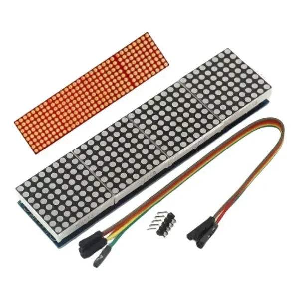 Max7219 4-in-1 Dot Matrix Modülü - Kırmızı