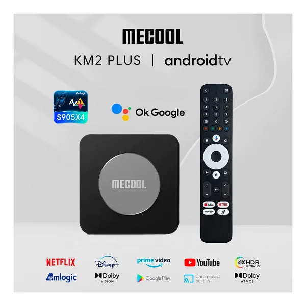 Mecool KM2 Plus 16 GB 4K Android TV Box