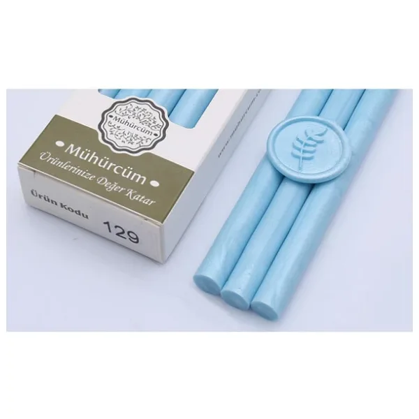 Mühür Mumu Çubuk 11mmx120mm 10 lu Paket Model: 129 MAVİ BULUT