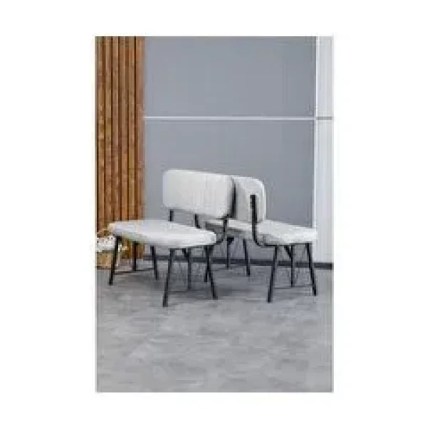 Mygusi Hayat Serisi Mutfak, Yemek, Bahçe, Kafe, Modern Bench, Puf, 1 Adet - Açık Gri