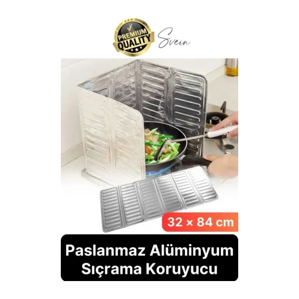 Ocak Yağ Koruyucu Alüminyum Paravan
