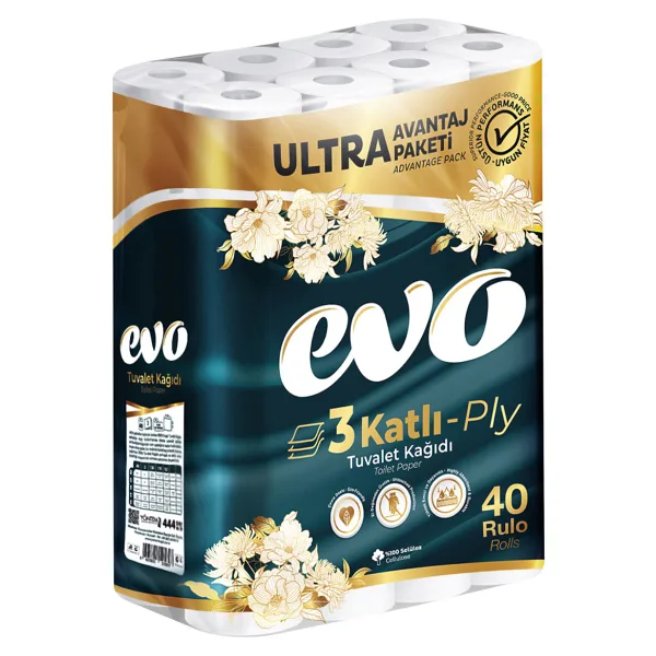 Only Evo 3 Katlı 40'lı Tuvalet Kağıdı