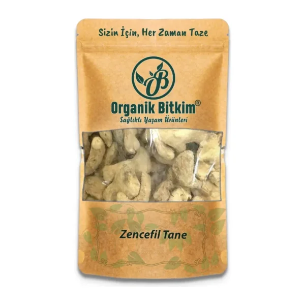Organik Bitkim Tane Zencefil 1 kg