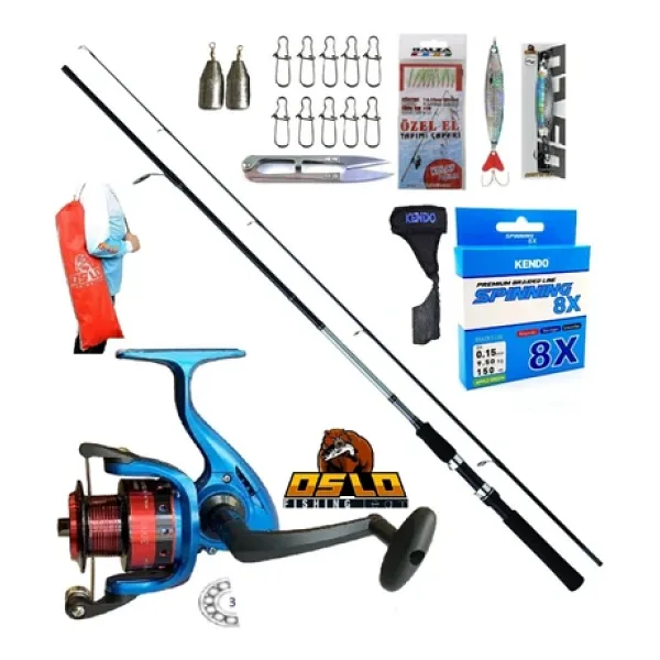 Oslo 3000 270CM 20-60GR Daiwa Sweepfire Rapala Maket Balık Spin Olta Takımı Seti