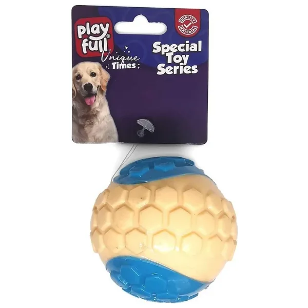 Playfull Pf-4014 6 cm Sesli Plastik Top Köpek Oyuncağı