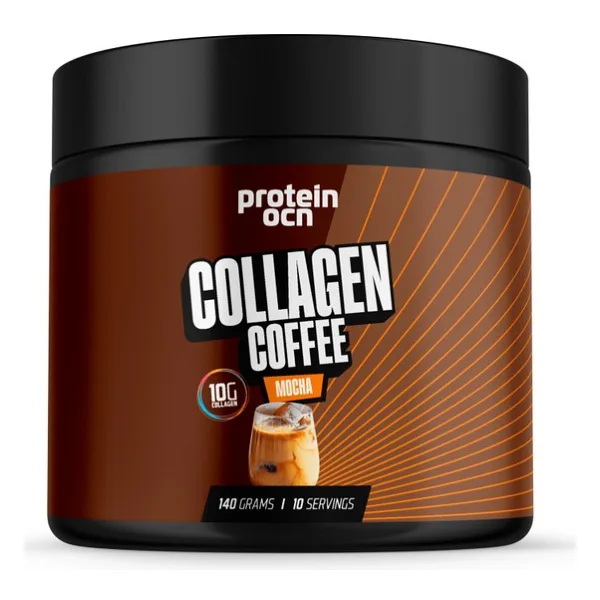 Proteinocean COLLAGEN COFFEE - MOCHA - 140gr - 10 servis