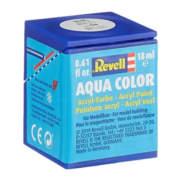 Revell - Su Bazlı Maket Boyası Beyaz Parlak 18 Ml (36104)
